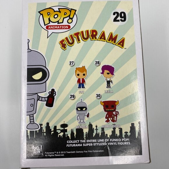 Funko Pop Futurama Bender #29 - Picture 3 of 6